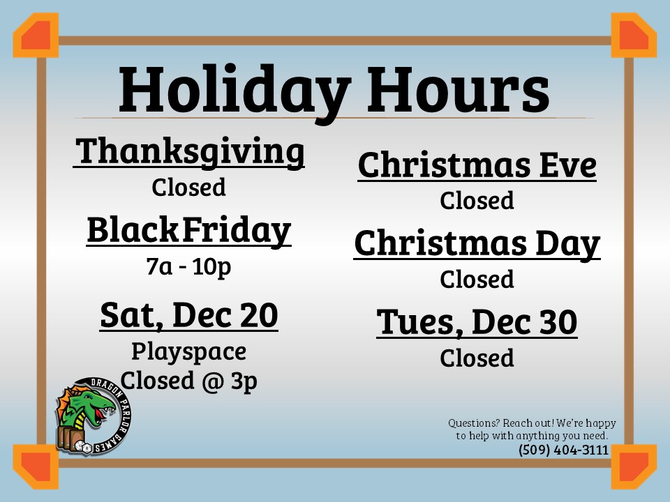 Holiday Closures