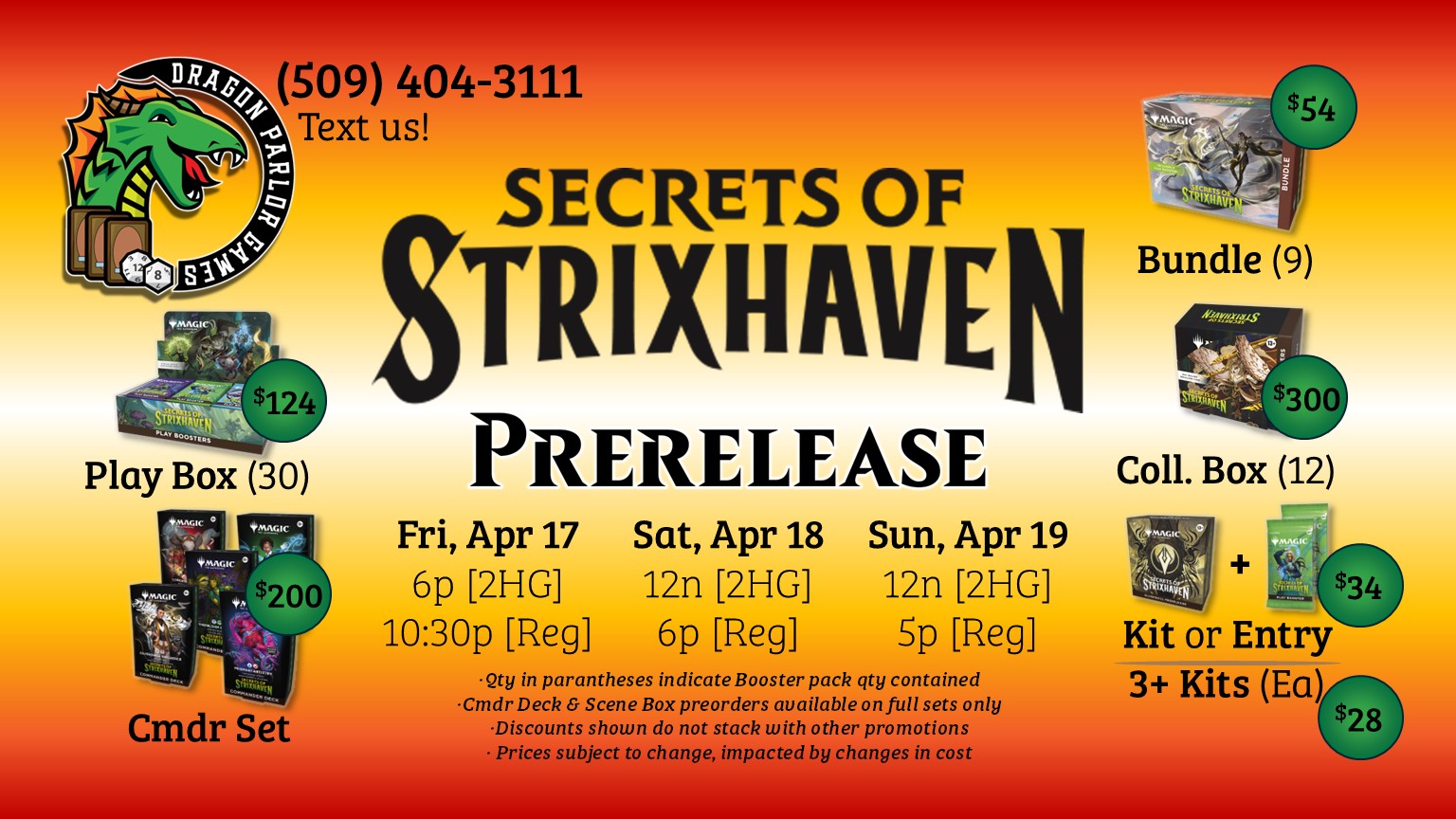 Preorder Secrets of Strixhaven!