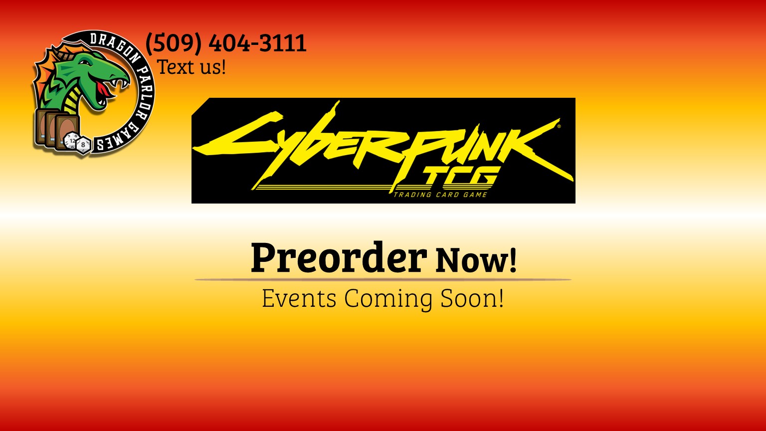 Preorder Cyberpunk TCG
