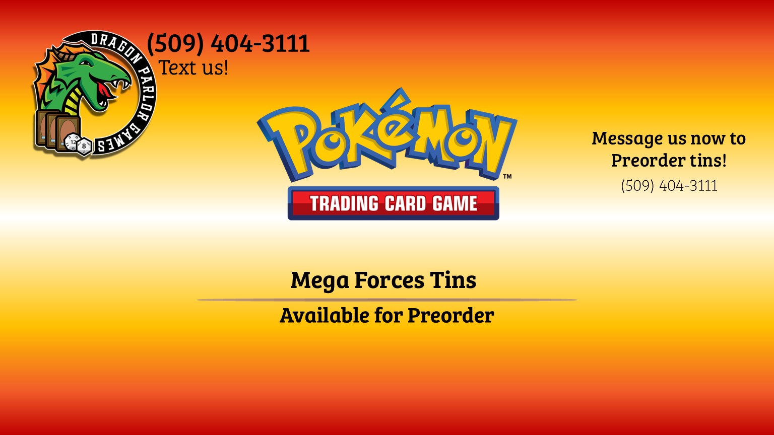 Pokemon Mega Force Tins are coming!