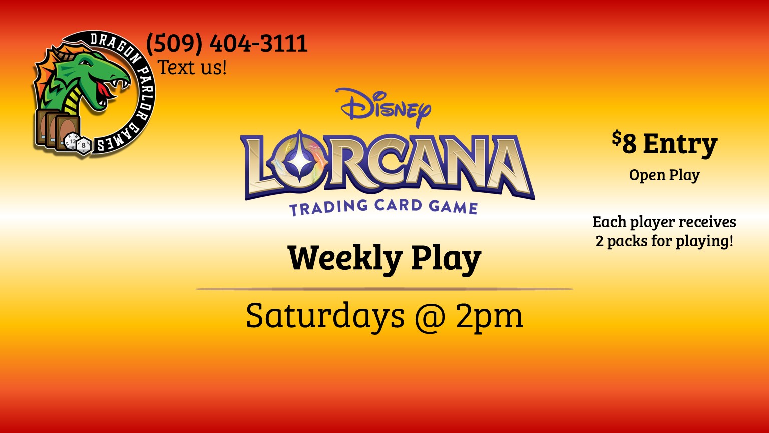 Lorcana Weekly Play