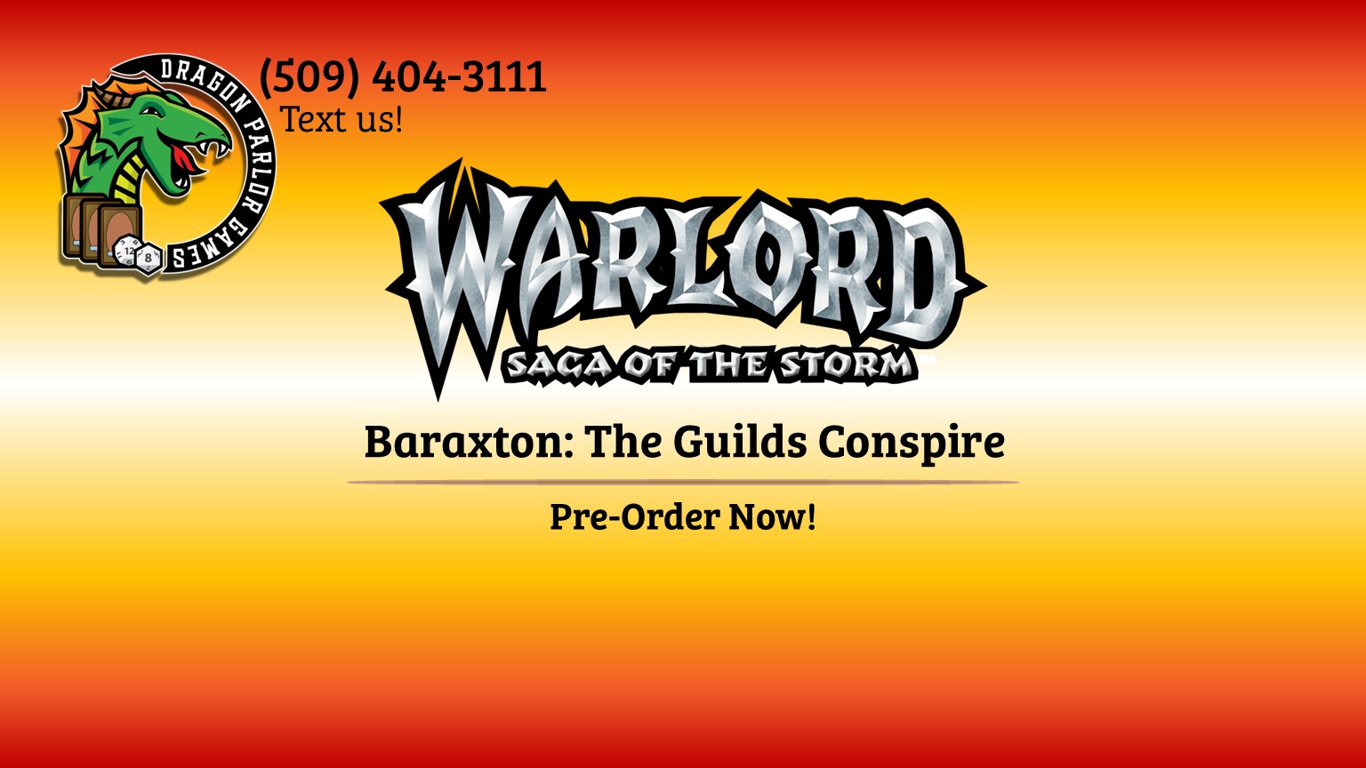 Pre-order Baraxton: The Guilds Conspire!